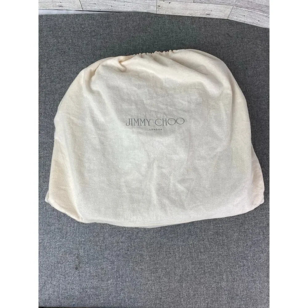 Jimmy Choo Blue Liquid Patent Leather Large Mona Tote Bag Authentic w/ dust bag - Picture 12 of 16